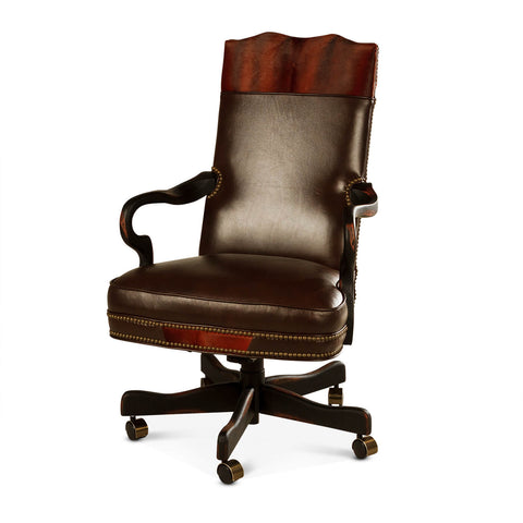 Brown Leather Office Chair