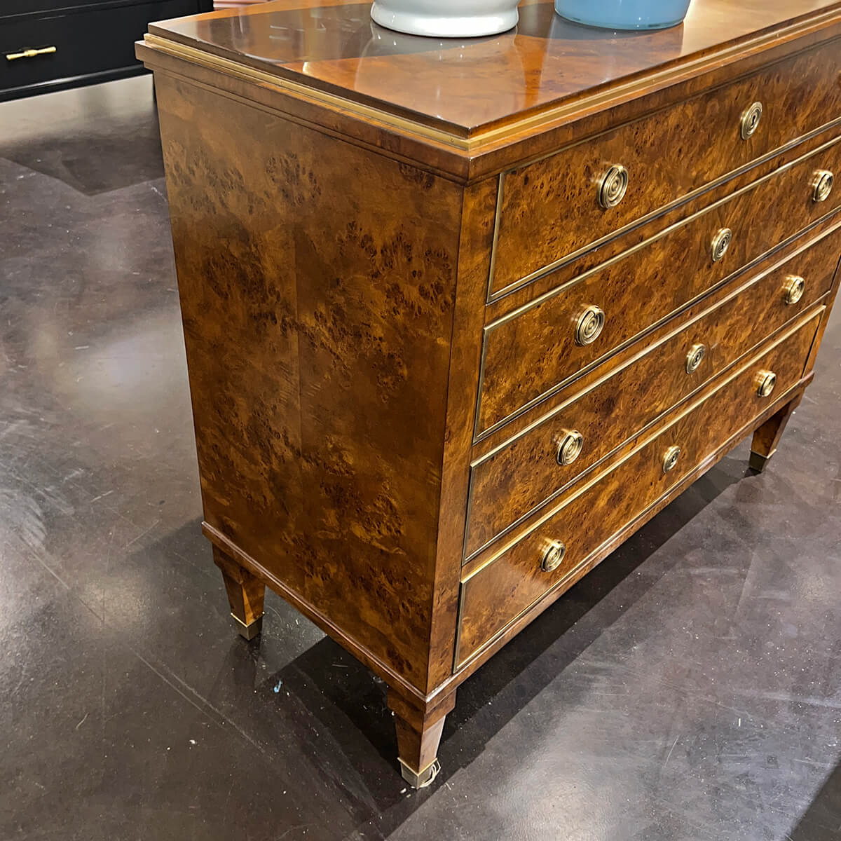 Burl Wood Chest of Drawers