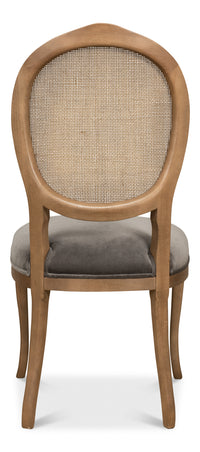 Louis XV Cane Back Dining Chairs in Driftwood, Sets of 2 - view 4