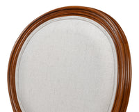 Louis XVI Dining Chairs with Oval Backs in Walnut, Sets of 2 - view 8