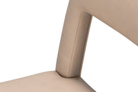 Keyhole Back Leather Dining Chairs, Sets of 2 - view 11