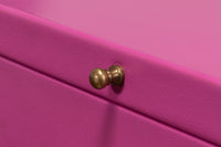 Pink Leather Box, Set of 2