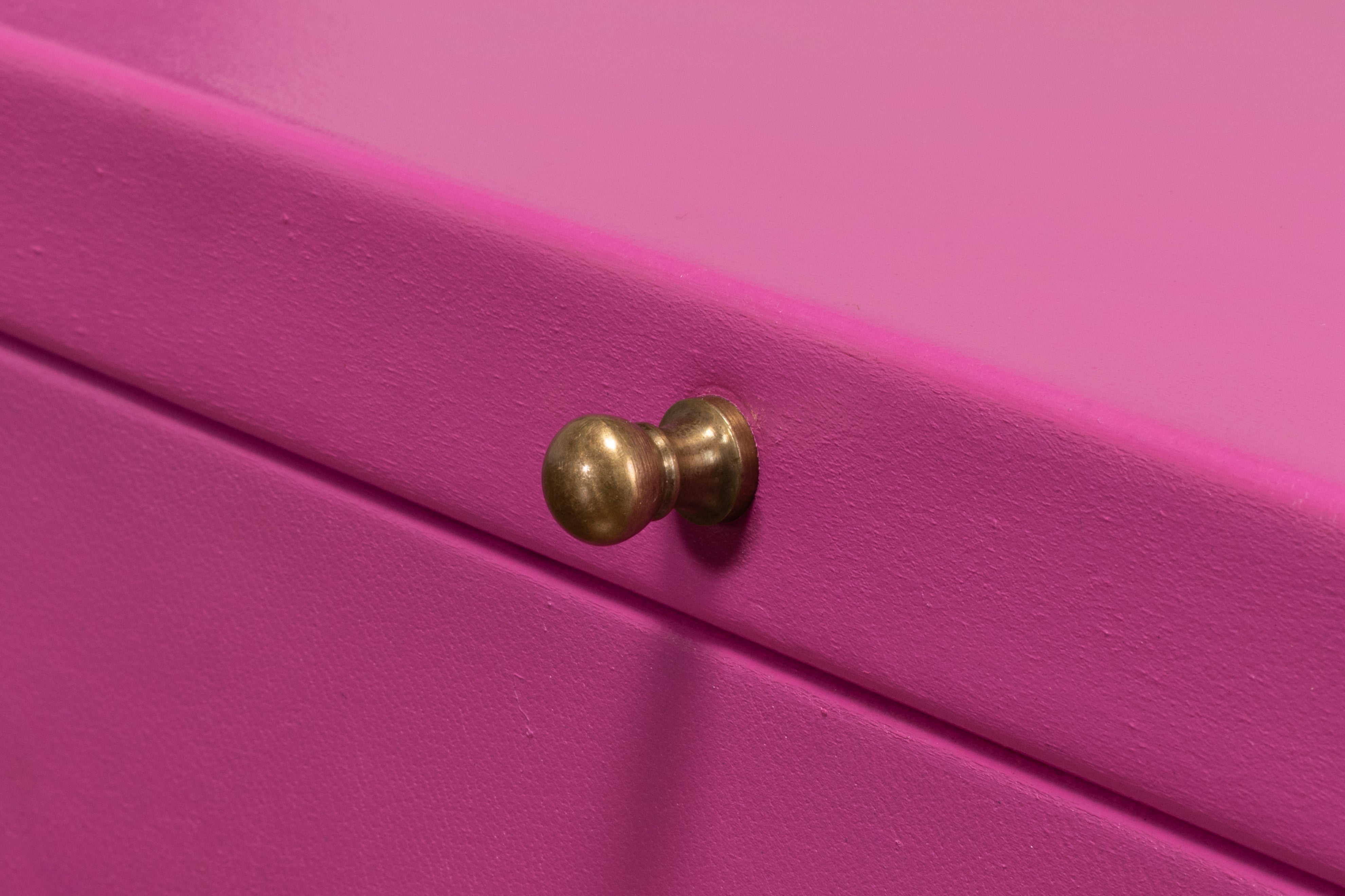 Pink Leather Box, Set of 2