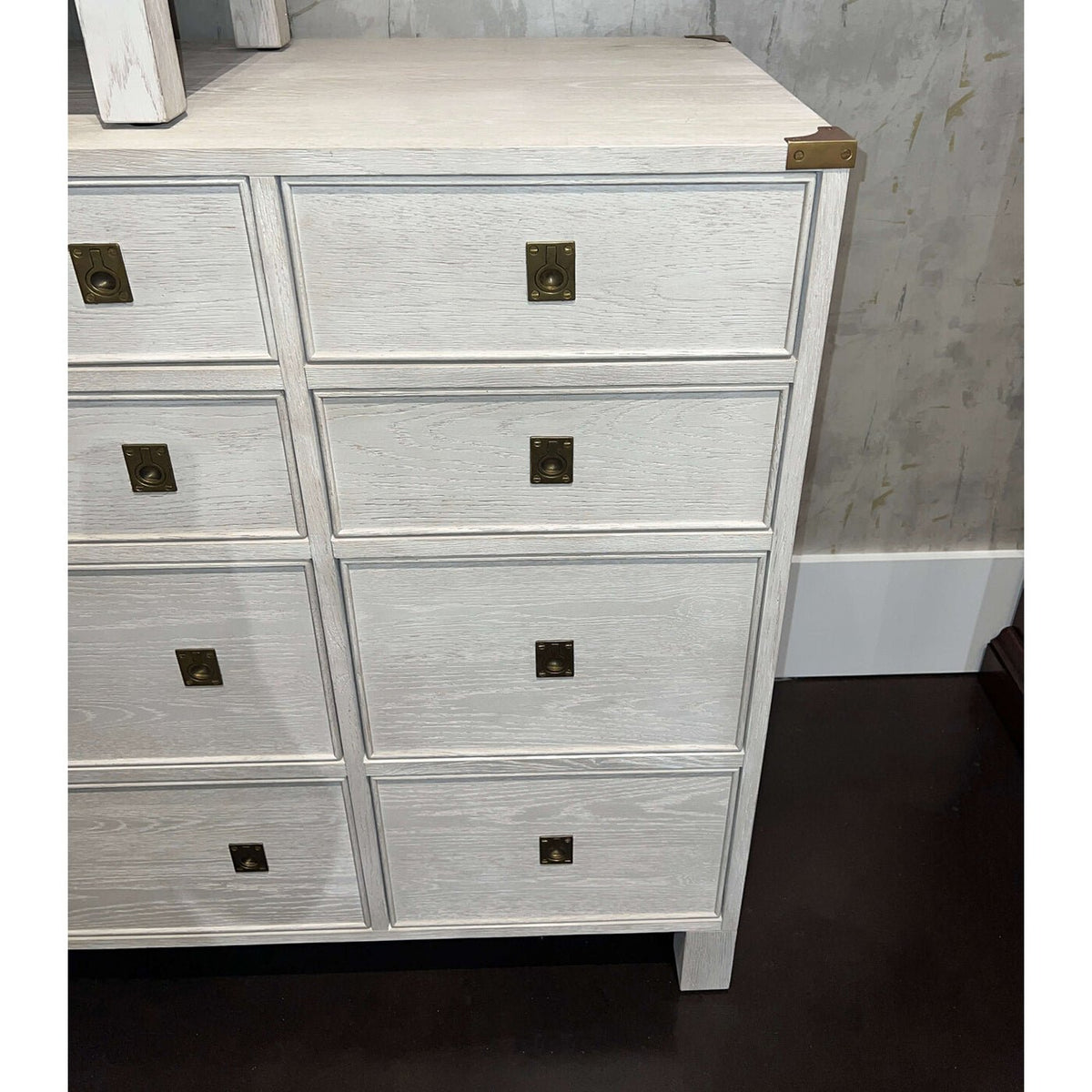 grey campaign dresser Safavieh Galio 6-Drawer Chest Dresser