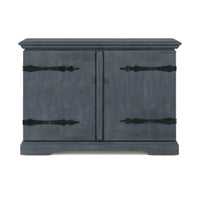 Casual Traditional Bar Cabinet with a Wine Rack, alternate view