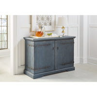 Casual Traditional Bar Cabinet with a Wine Rack, room scene