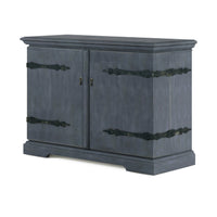 Casual Traditional Bar Cabinet with a Wine Rack