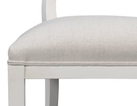 Neoclassical Dining Chairs with Ribbon Backs in White, Sets of 2 - view 9