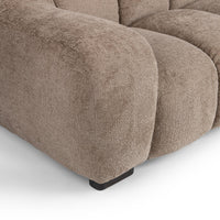 Channel-Cushioned Upholstered Sofa, view 5