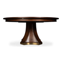 Chelsea Round Extendable Dining Table - Dark Walnut, view 7