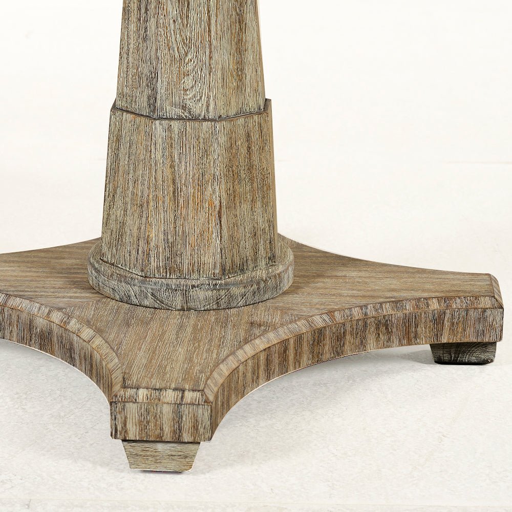 Classic Empire table, base and legs design close-up.