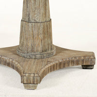 Classic Empire table, base and legs design close-up.