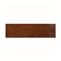 Top view of wooden sideboard surface.
