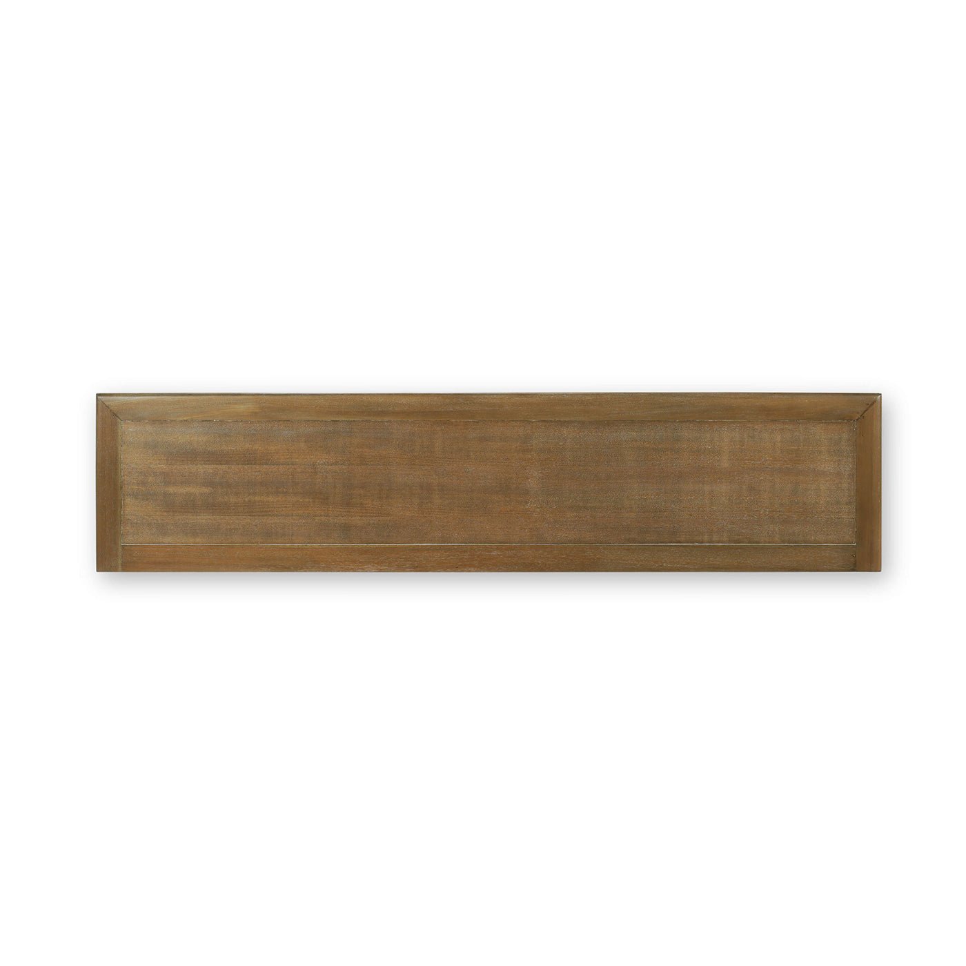 Classic four-door credenza, top view.