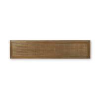 Classic four-door credenza, top view.