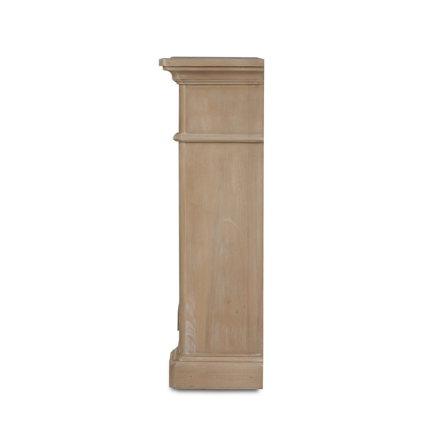 Side profile of classic French small credenza cabinets