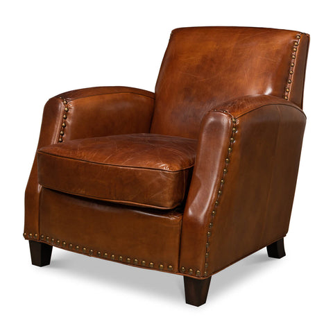Classic Leather Armchair