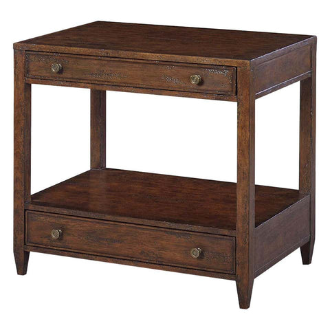 Classic Nightstand - Mahogany Finish