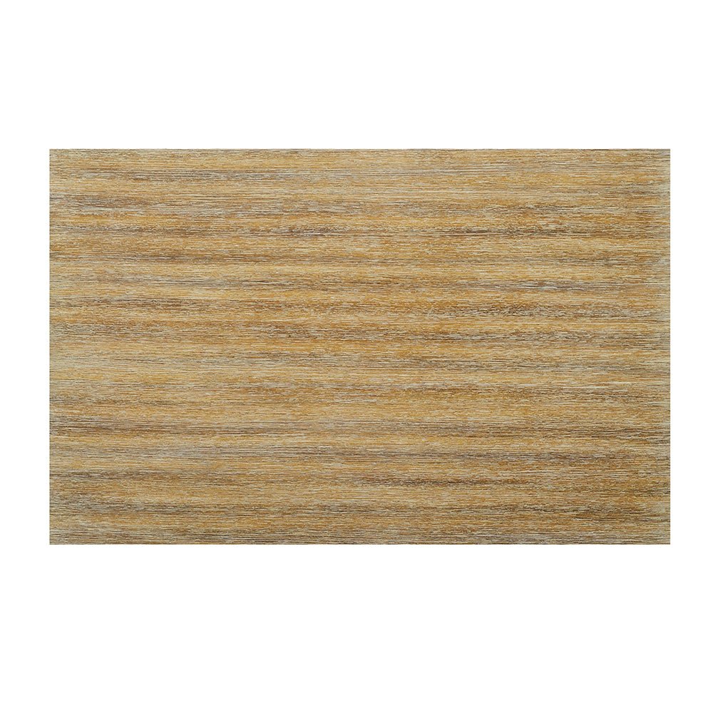 Nightstand top view, detailed wood grain texture.