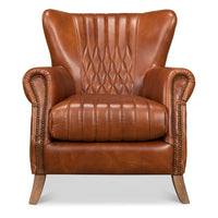 Front view highlighting armchair design and seating.