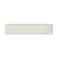 Top view of white console table surface.