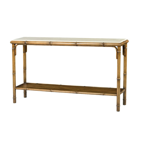 Coastal Bamboo Console Table