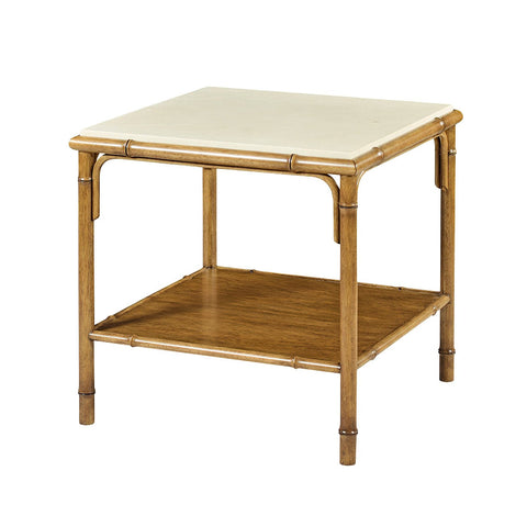 Coastal Bamboo End Table