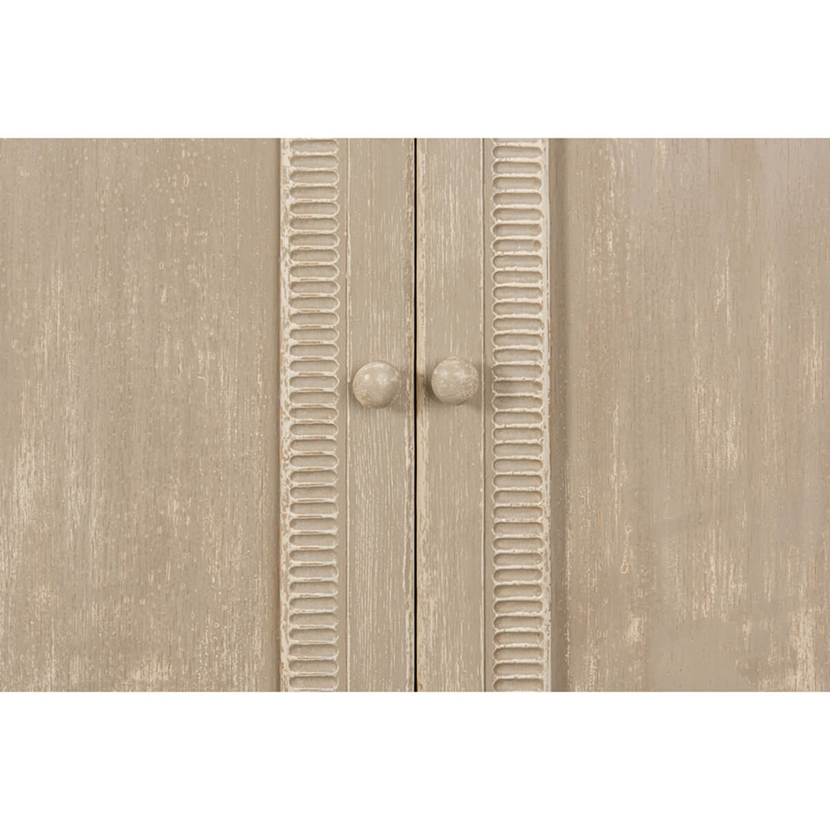 Close-up of door knobs on Coastal Beach Buffet.
