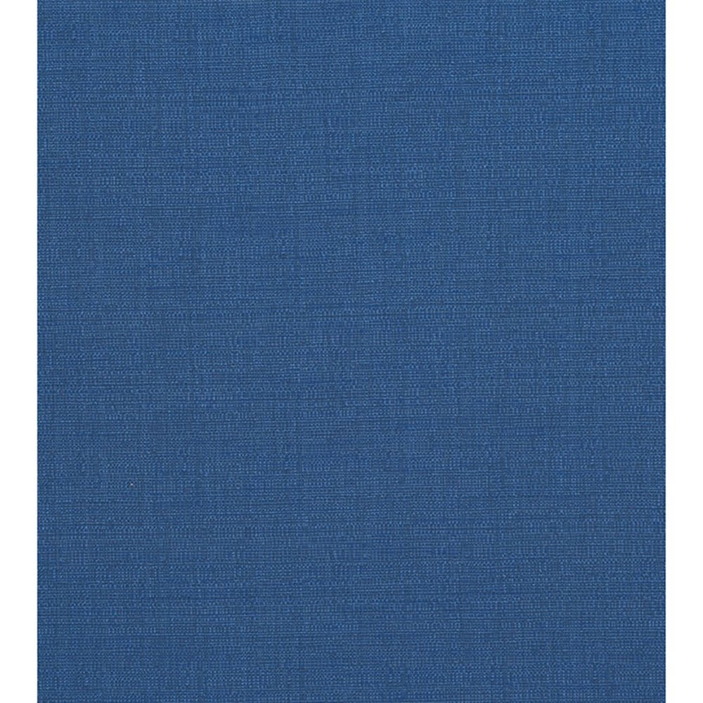 Solid blue fabric texture for coastal storage bench upholstery.