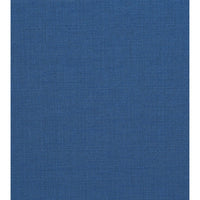 Solid blue fabric texture for coastal storage bench upholstery.