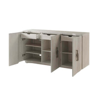 Coastal Breeze Buffet sideboard with doors open