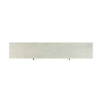 Top-down view of console table, showcasing surface detail.