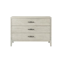 Front view of Coastal Breeze dresser showing closed drawers.