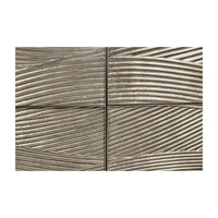 Top view of dresser's unique wavy pattern.