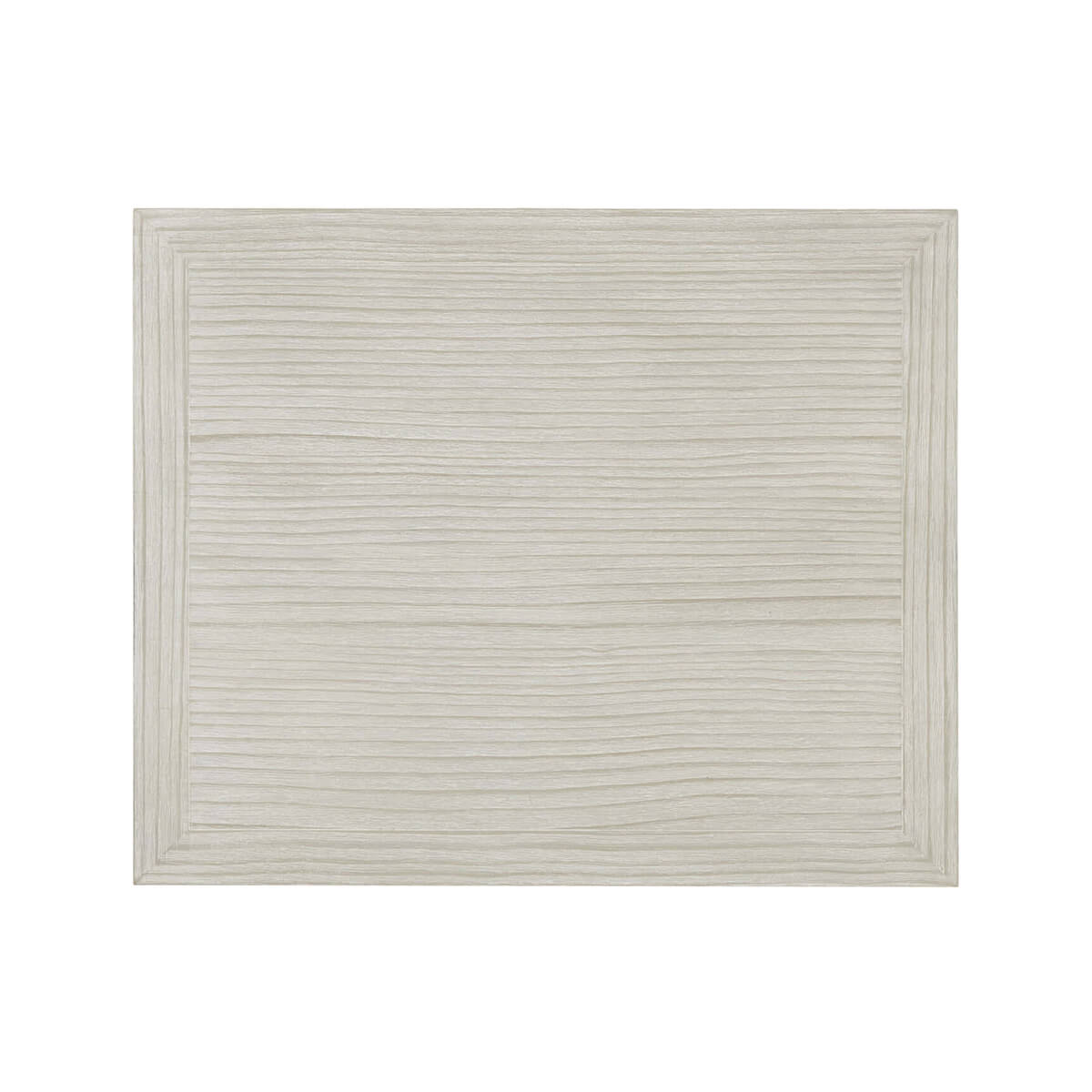 Top view of coastal nightstand, showing surface texture.