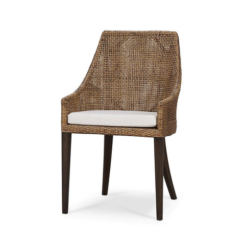 Coastal Rattan Dining Chair