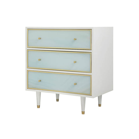 Coastal Sea Glass Nightstand