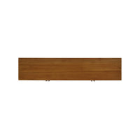 Coastal sideboard top view showing wood grain