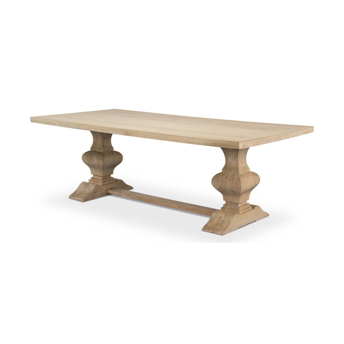 Dining table side view showcasing elegant wooden craftsmanship.