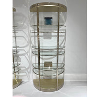 Single etagere close-up with decorative accents.