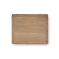 Contemporary three-tier side table top view