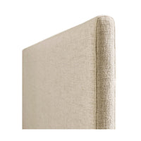 Detailed texture of contemporary bed headboard upholstery.