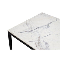 Close-up of marble top, dining table texture detail.