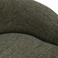 Curved Bouclé Sofa - Antique Green, view 5