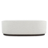 Curved Bouclé Sofa - Coastal Breeze, view 4
