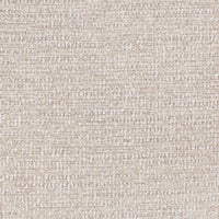 Close-up of cream sectional upholstery showing the fine two-tone woven texture