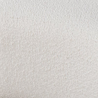 Detail of the ivory sectional upholstery showing its small, nubby loops