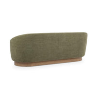 Curved Sofa with Oak Base, view 4