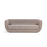 Curved Tuxedo Sofa - Brick