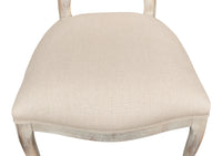 Louis XV Cane Back Dining Chairs in Gray Oak, Sets of 2 - view 9